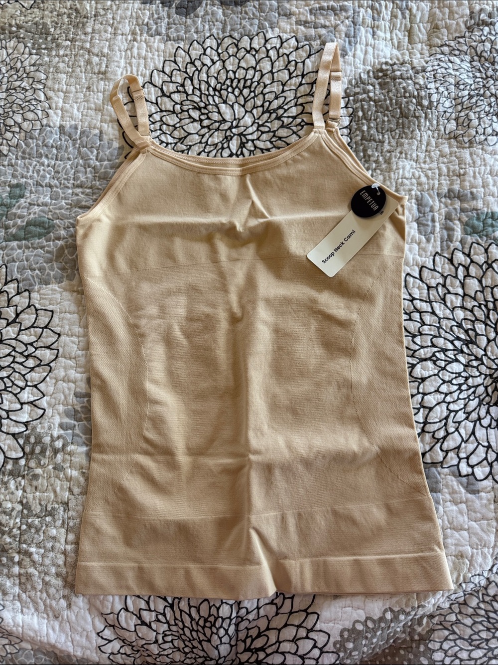 Shapermint Beige Seamless Slimming Tank